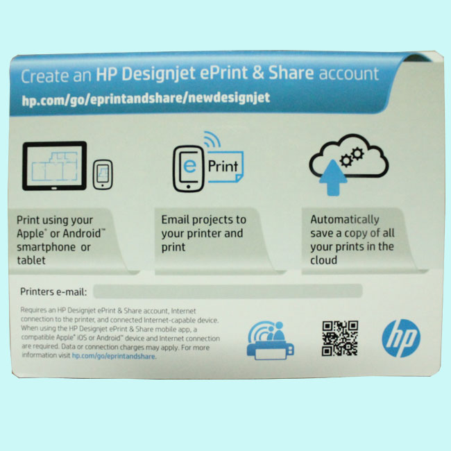Card printing label