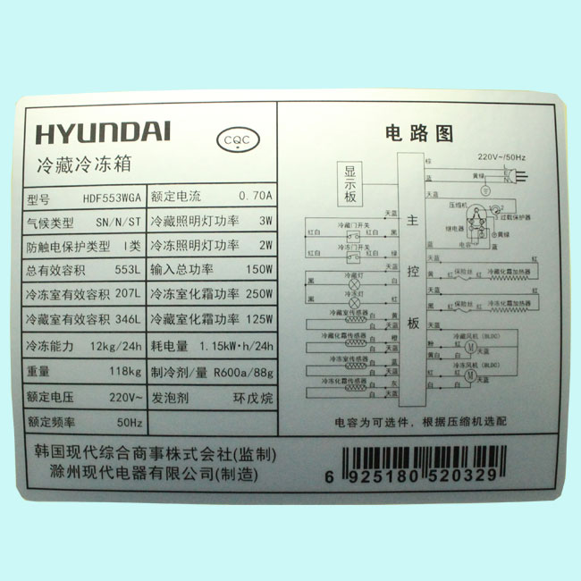 Ordinary adhesive labels