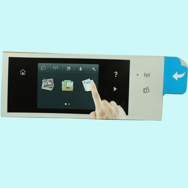 The button panel, touch panel