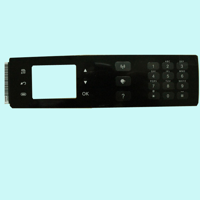 The button panel, touch panel
