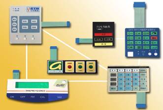 The button panel, touch panel